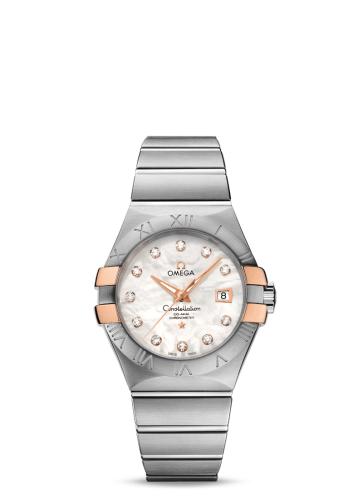 Omega Constellation Co-Axial 31 Stainless Steel / Red Gold Claws / MOP